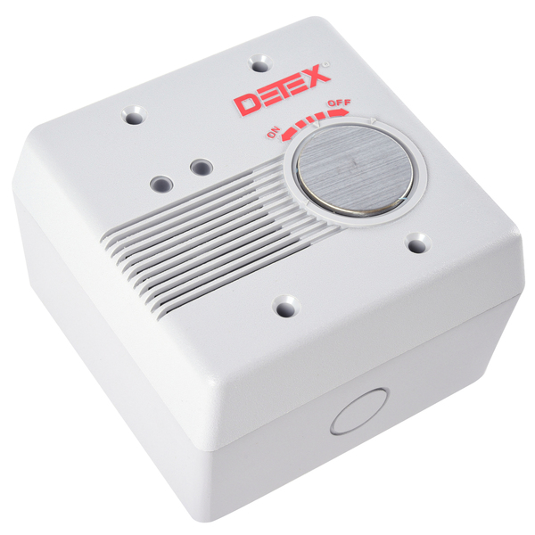 Detex Hardwired Flush Mount Alarm, Door Switch Activation, Gray CS-940S